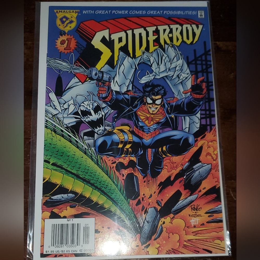 Spiderboy Comic Book AMALGAM